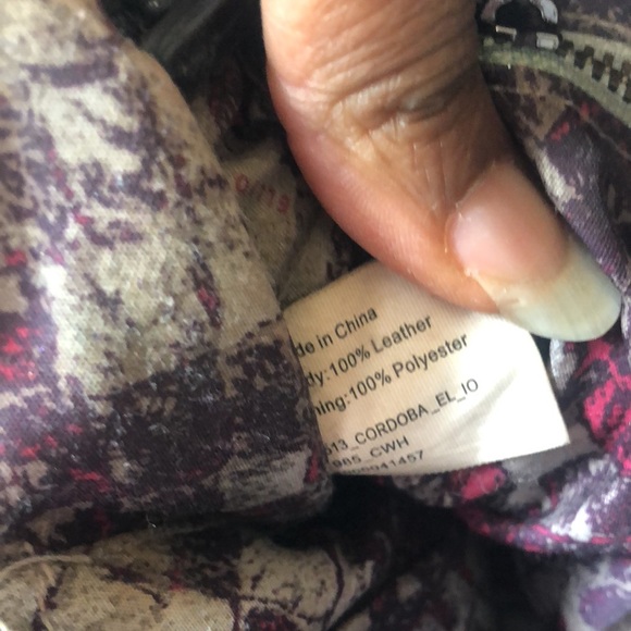 ELLIOT LUCCA black buttery soft 100% leather crossbody. Black tassels in front. - Picture 13 of 15